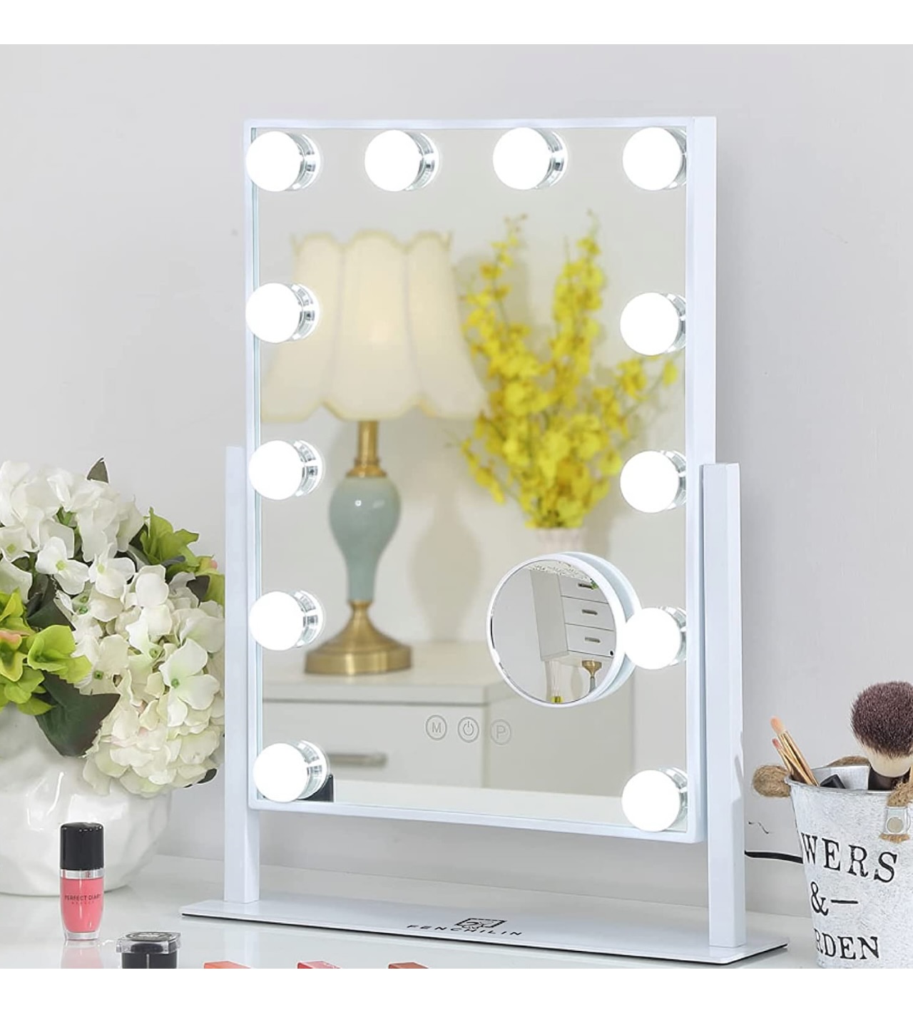 holiday gift - Lighted makeup mirror on More Than Turquoise blog 