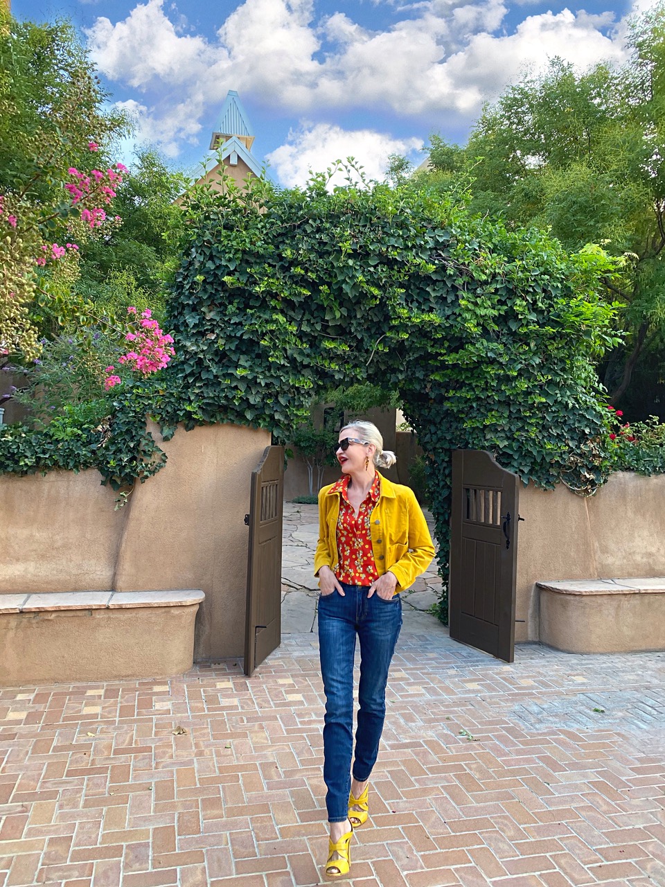 Lifestyle Influencer,  Jamie Lewinger of More Than Turquoise wearing cabi Clothing Fall 2020 Collection