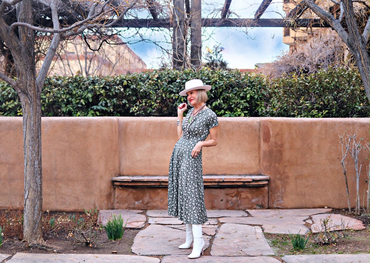 Lifestyle Influencer, Jamie Lewinger of More Than Turquoise wearing Karina Dresses, the Cecelia 