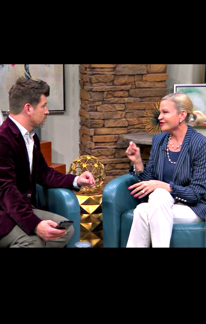 Travel Blogger, Jamie Lewinger of More Than Turquoise, appearing on New Mexico Living Local with Chad Brummett