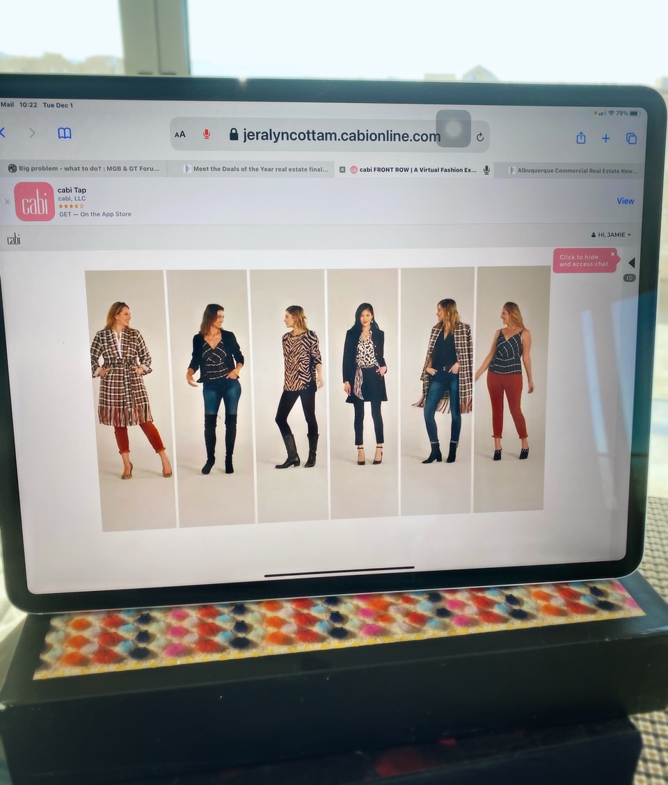 cabi Front Row virtual styling experience on More Than Turquoise